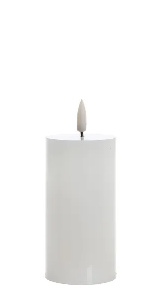 Mondex LED sviečka IDALIA 13 cm biela