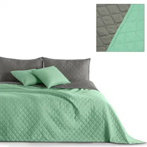 Obojstranný prehoz na posteľ DecoKing Axel mentolový/oceľový, veľkosť 200x220