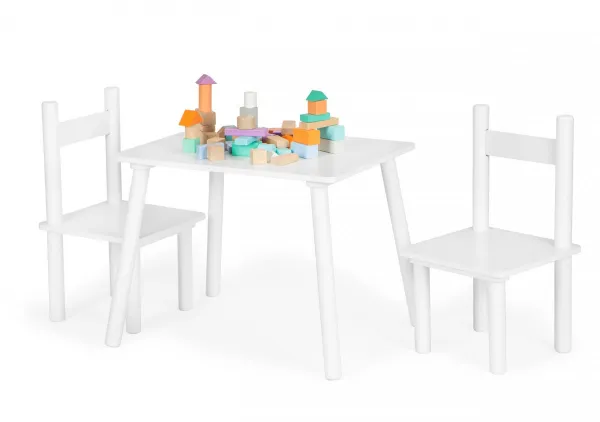 ECOTOYS Detský set AMIE biely