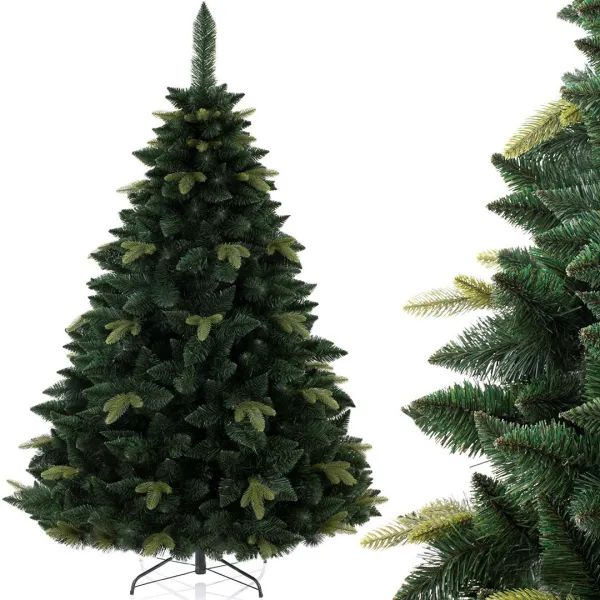 AmeliaHome Umelý vianočný stromček DEBBIE zelený, veľkosť 150