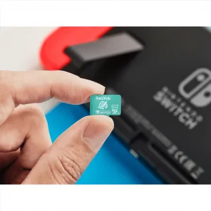 Sandisk Nintendo Switch micro SDXC 512 GB 100 MB/s A1 C10 V30 UHS-1 U4 85235110