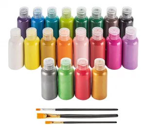 Weltbild Sada akrylových barev se štětci, 20x 60 ml
