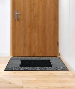 Rohožka BH 806 kamene / čierna, strieborná