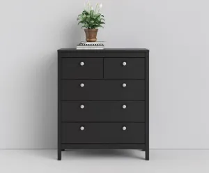 FALCO Komoda THREE REE 82 cm čierna