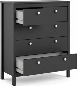 FALCO Komoda THREE REE 82 cm čierna