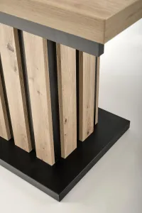Rozkladací jedálenský stôl LAMELLO Halmar 160-210x90x76 cm
