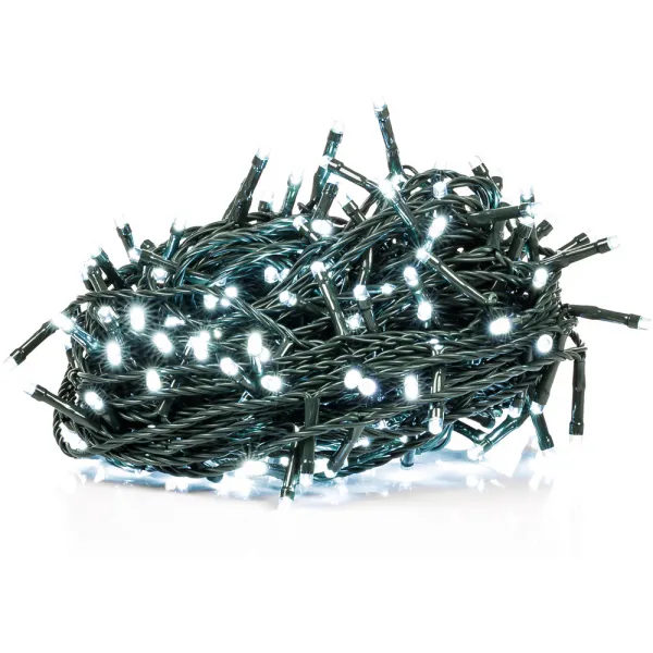 RETLUX reťaz 50LED 5+5m CW TM