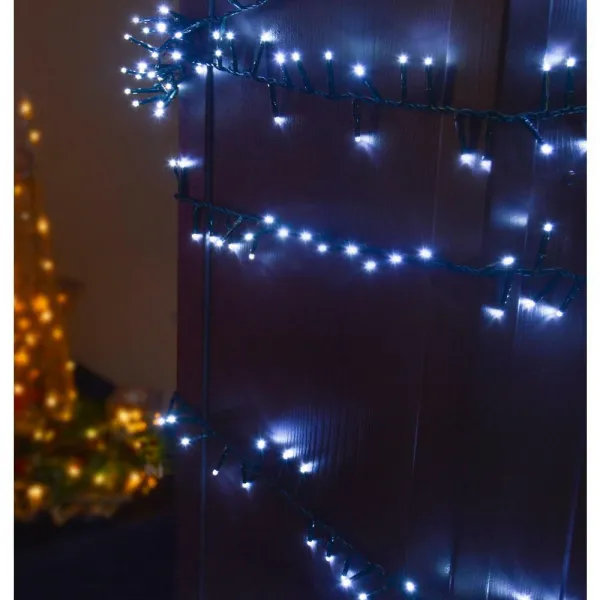 RETLUX reťaz 50LED 5+5m CW TM