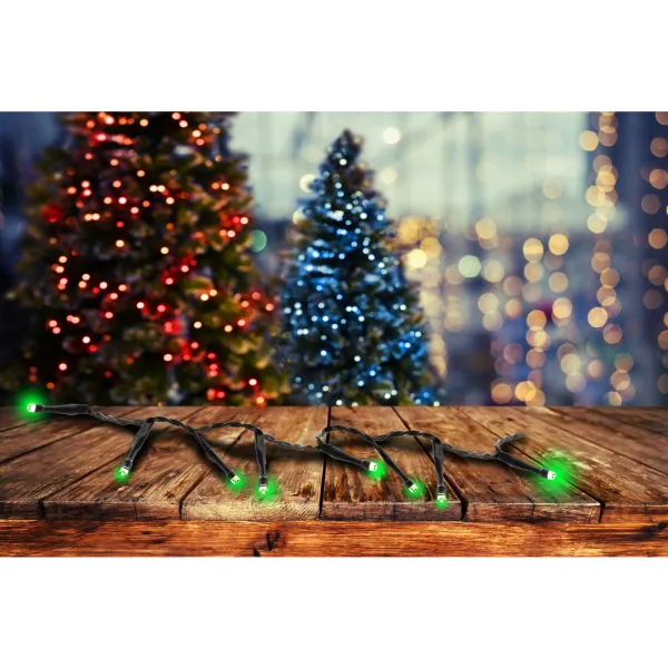 RETLUX reťaz 150LED 15+5m GREEN