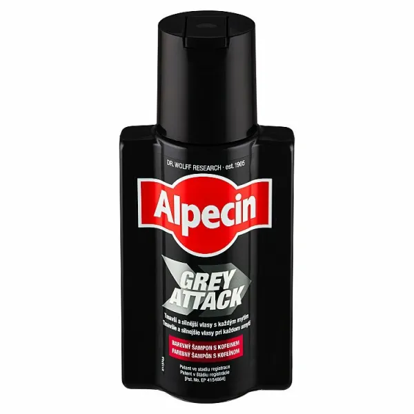 Alpecin Grey Attack farebný šampón s kofeínom 200 ml