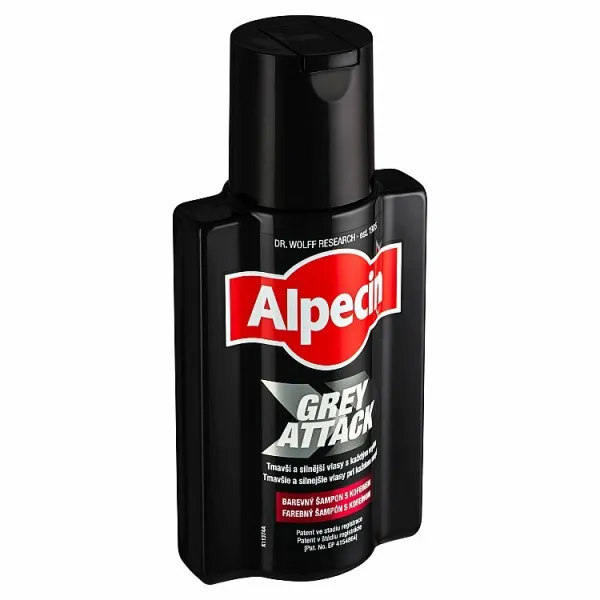 Alpecin Grey Attack farebný šampón s kofeínom 200 ml
