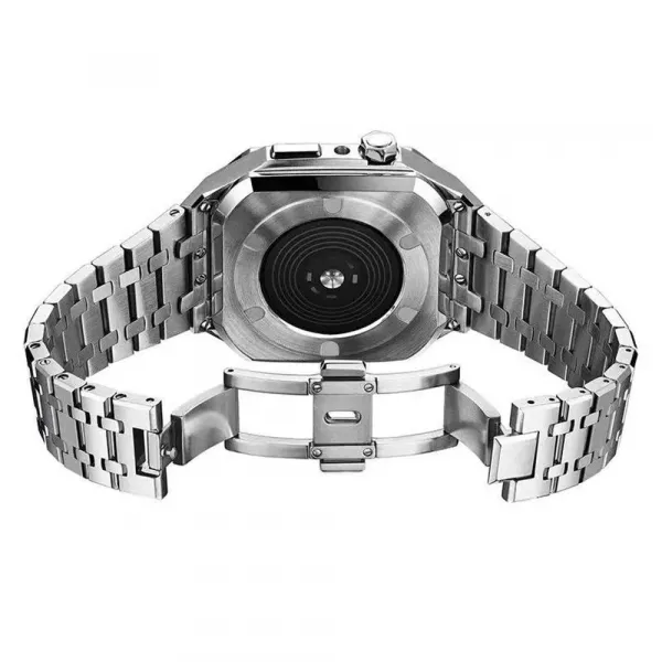 Innocent Extravagance Stainless Steel Apple Watch 45mm Case - Silver