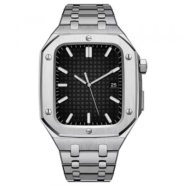 Innocent Extravagance Stainless Steel Apple Watch 45mm Case - Silver