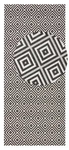 Hanse Home Collection koberce Behúň Meadow 102470 Black – na von aj na doma - 80x200 cm
