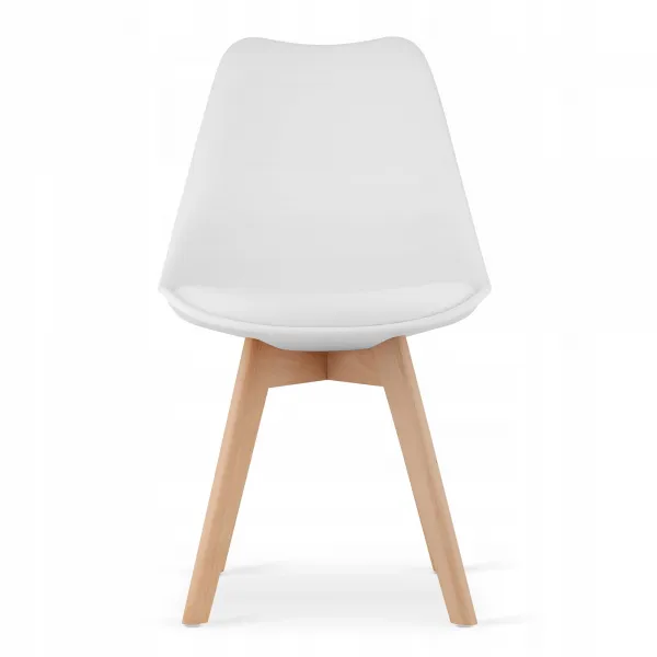 Okrúhly stolový set TODI 60 cm biely + 2 stoličky MARK biely