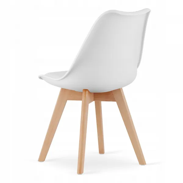 Okrúhly stolový set TODI 60 cm biely + 2 stoličky MARK biely