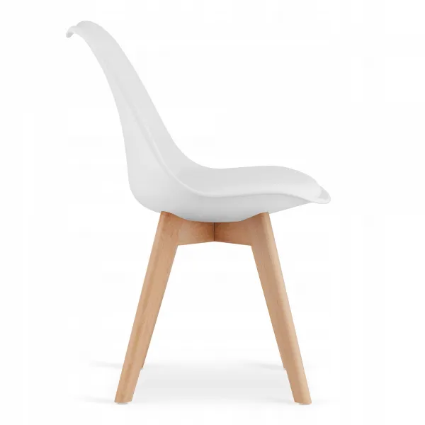 Okrúhly stolový set TODI 60 cm biely + 2 stoličky MARK biely