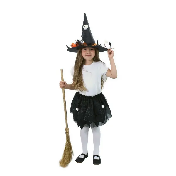 RAPPA - Detský kostým tutu sukne čarodejnica/Halloween