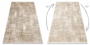 Koberec DUKE A0357 béžový, vintage / štrukturálny / strapce
