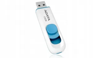ADATA C008 USB kľúč 16GB, Bielo-modrý