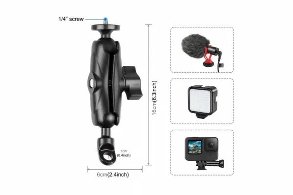 Stablecam Držiak na motorku PULUZ 1DJ6744