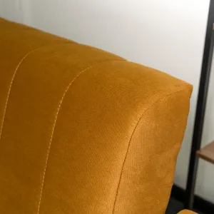 JAKS Rozkladacia pohovka Porto horčicová dvojlôžková