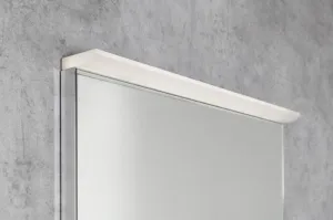SAPHO - TRAKA zrkadlo s LED osvetlením a poličkou, 60x80cm TK060