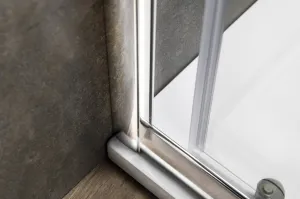 AGGA štvorcová sprchová zástena 800x800mm, číre sklo HLF808Y