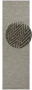 BT Carpet - Hanse Home koberce Behúň Nature 104269 Grey / Anthracite – na von aj na doma - 80x250 cm