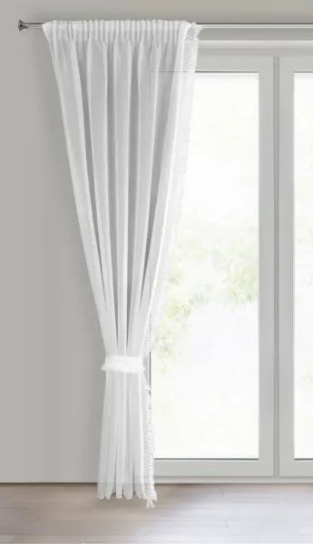 ArtFir Záclona KIRA 3 P | biela 140 x 270 cm