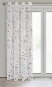 ArtFir Záclona BESSY K | biela/ružová 140 x 250 cm