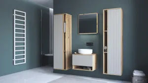 HALMAR Závěsná skříňka pod umyvadlo Aviola 1S 60 cm dub artisan/kašmír