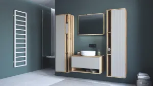 HALMAR Závěsná skříňka pod umyvadlo Aviola 1S 60 cm dub artisan/kašmír