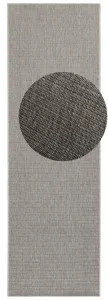 BT Carpet - Hanse Home koberce Behúň Nature 103533 Silver Grey – na von aj na doma - 80x500 cm