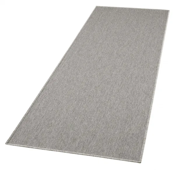 BT Carpet - Hanse Home koberce Behúň Nature 103533 Silver Grey – na von aj na doma - 80x500 cm