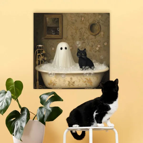 Obraz na Halloween pre deti - Strašidlo