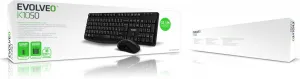 EVOLVEO K1050, tichý set bezdr. klávesnice a