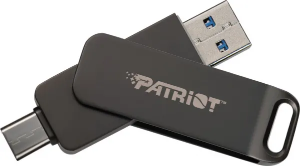 USB Patriot RAGE R550 32GB USB-A/USB-C, Čierny