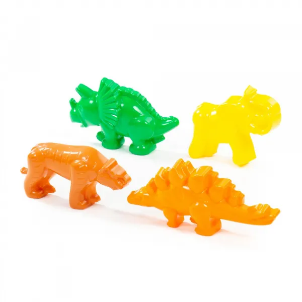 Wader Polesie Súprava formičiek tiger, dino, mamut