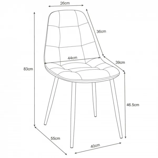 Ak furniture Sametová čalouněná prošívaná židle Deta zelená