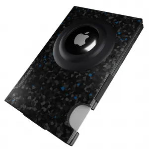 Innocent Smart AirTag Wallet - Forged Carbon Black/Blue