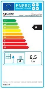 Kawmet Premium ARTEMIDA S18 ECO - liatinové kachle