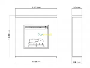 Dimplex Strata ECO LED s efektom Revillusion - elektrický krb