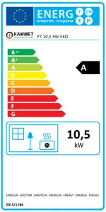 Kawmet P7 PB (10,5kW) ECO - liatinové kachle