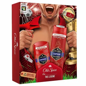 Old Spice Captain Darčeková Súprava Pre Futbalistu: Tuhý Dezodorant, Sprchový Gél, Otvárač Na Fľaše