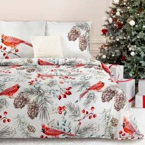 DekorStyle Povlečení z mikrovlákna Willow 220x200 cm + 2x 70x80 cm vícebarevné