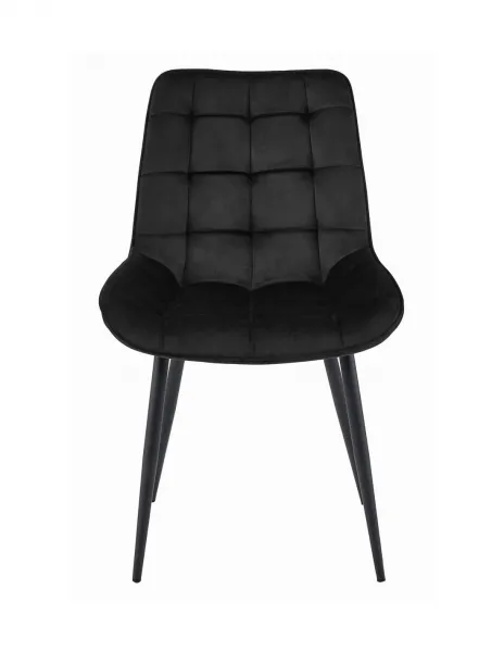 Elegantná jedálenská stolička BERA v čiernej farbe