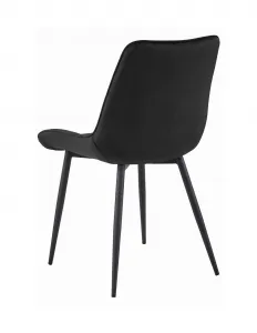 Elegantná jedálenská stolička BERA v čiernej farbe
