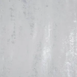 Hotový záves RENIA biely / strieborný - na priechodkách