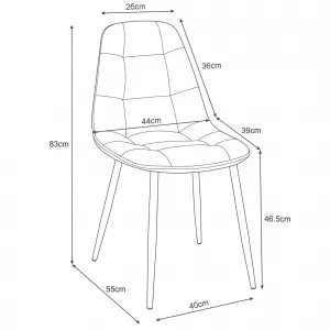 Ak furniture Sametová čalouněná prošívaná židle Deta zelená